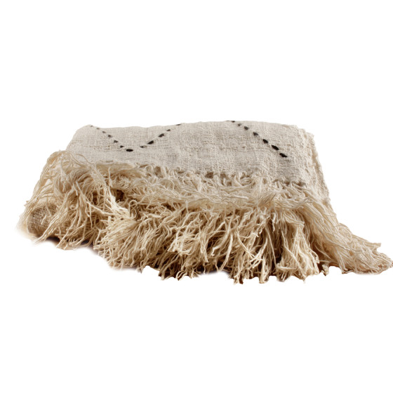 Thin Linnen Fringe Blanket...