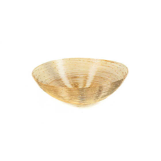 HV Wired Steel Bowl - Gold...