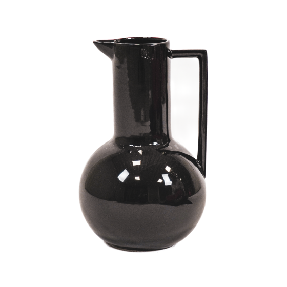 HV Jug Vase - Black -...