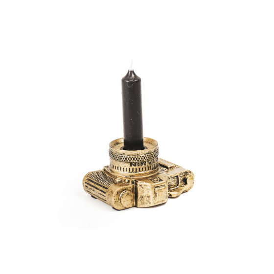 Housevitamin Camera Candle holder - Gold