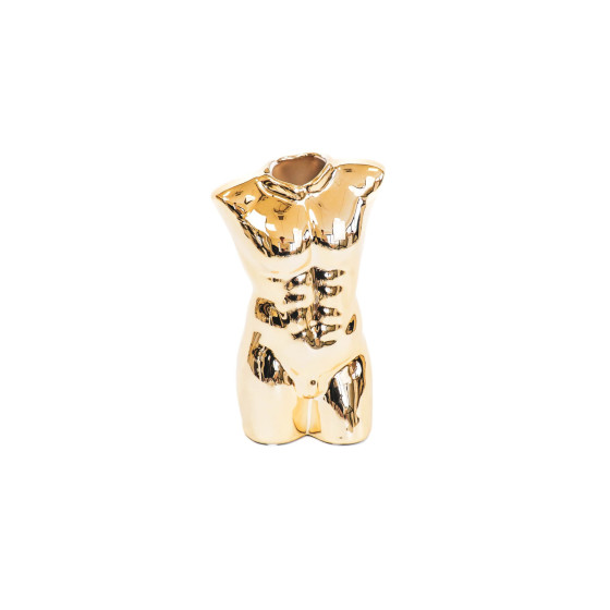 HV Male Body Vase- Gold-...