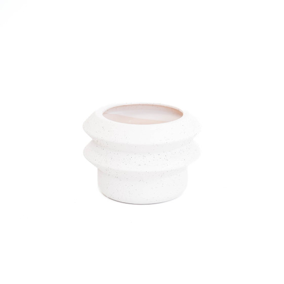 HV Organic Shape Pot - White -19x19x13