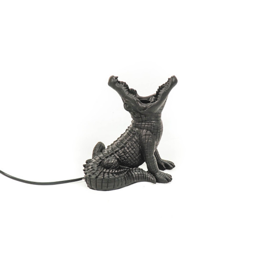 HV Crocodile Lamp- Black-...