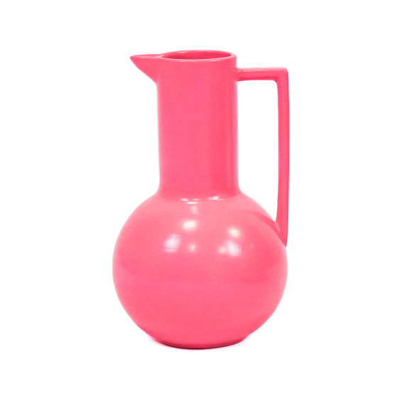 HV Jug Vase - Neon Pink - 17,5x17,5x27,5cm