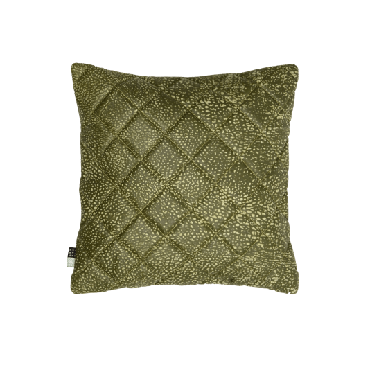 Kussen Quilted groen 45x45 cm