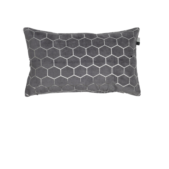 Kussen Honeycomb lila 30x50 cm