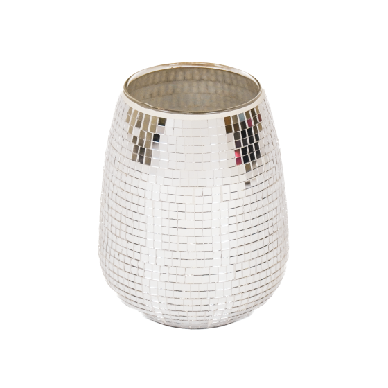 HV Disco Vase - Silver -...