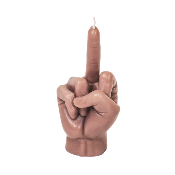 HV Fuck You Candle - Taupe - 310 gram